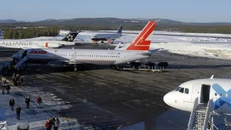 För att inte äventyra en fortsatt utveckling av Arvidsjaurs flygplats har miljö-, bygg- och hälsoskyddsnämnden undantagit två stora områden i sitt yttrande om en kommande vindkraftsetablering i kommunen. (Arkivbild)