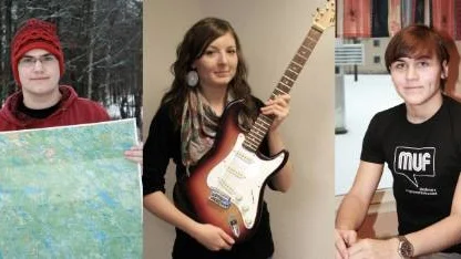 Leo Ruth, Elin Lindmark och Augusit Söderlind har valt olika vägar till sitt projektarbete. Att bestiga berg, bygga elgitarrer och starta politiska ungdomsförbund är väldigt olika projekt med den gemensamma nämnaren att de alla är värda hundra poäng.