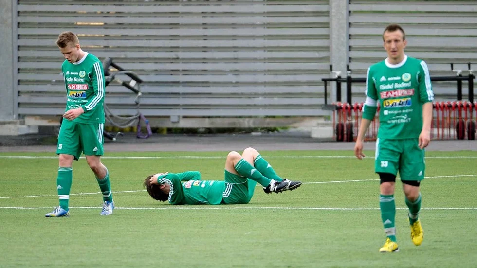 Tappet. Bodens Bk såg ut att gå mot en ny seger efter Haris Devic (till höger) gjort mål i den första halvleken. Men en sen kvittering gjorde att gästerna bara fick med sig en poäng hem till Norrbotten.