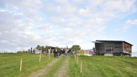 Backen. 2.400 besökare kom till Erkheikkibacken under Meänfestivaali, enligt arrangörerna.foto: joni nykänen