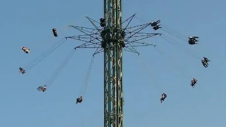 lVärldens högsta karusell på Tivoli i Köpenhamn.