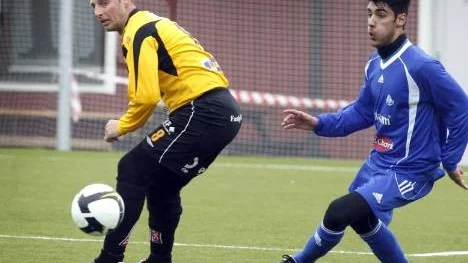 I helgen åkte Mattias Bergvall och hans Infjärden på en ny storsmäll i division 3-fotbollen. (arkivbild)