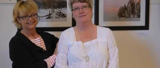 Maria ställde ut för första gången