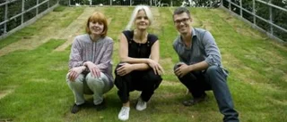 Kakaolabb fyllt av grönskande konst