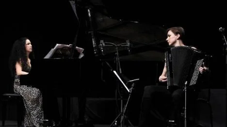 Duo Naranjo bjöd Piteborna på nytango i går.