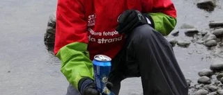 De gjorde en städinsats på stranden!