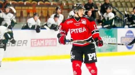 Den 21-årige forwarden Marcus Hurtig skadade sitt högra knä när han arbetade. Nu väntar han på en magnetröntgen. (Arkvibild)