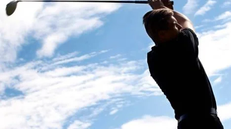 Jimmy Andersson var en av Piteå-spelarna som lyckades bäst i lördagens singelspel, men överlag blev det ingen vidare helg för Piteå Golfklubbs herrar på hemmabanan.