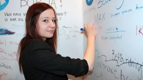 Zarah Lundberg är en av dem som passat på att skriva ner vad de vill att politikerna i Arvidsjaur ska tänka extra mycket på.