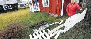 Sönderkört staket
