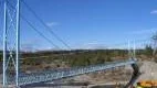KLAR. Nu står hängbron klar att användas.