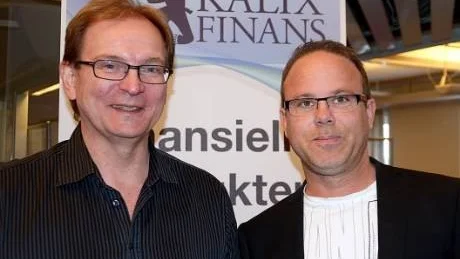 VÄXER. Till hösten räknar Jan Nilsson, vd på Kalix Finans samt platschef Mats Sjöberg att antalet anställda i Kalix ska ha ökat från 35 till 45 personer i Kalix.