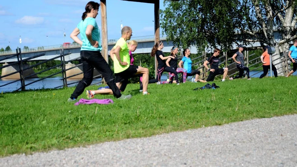 Inspiration. Under helgens läger får deltagarna möjlighet att utveckla sin löpning.