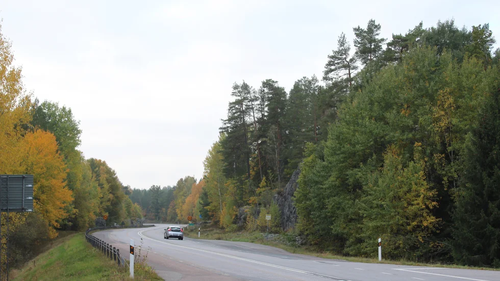 Det är bland annat den här sträckan av E22, vid Botorpsström, strax söder om Hjortedskorsningen, som kommer att lappas och lagas de kommande veckorna.