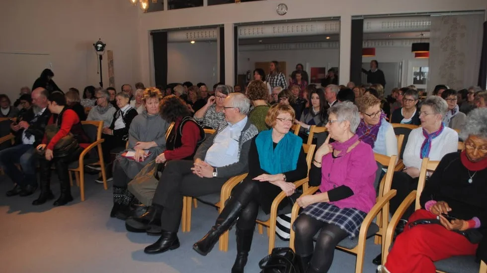 Det var en stor och engagerad publik som mötte filmfestivaldeltagarna på Lyktan.
