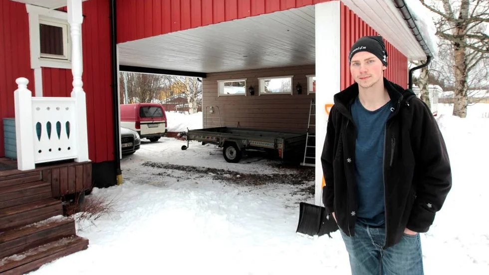 Sönderplockad. Ägaren Dennis Lindblom tror att hans skoter, av årsmodell 2013, kommer säljas i delar. ”Ingen människa köper en ny skoter utan papper”, ­säger han.