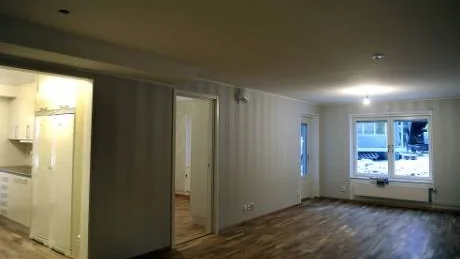 TVÅA. En tvåa i ett av de två nya årgångshusen, hyran lite drygt 5.000 kronor per månad.