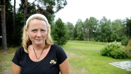 attackerad. Maria Nilsson i Råneå blev hundbiten när hon var ute och joggade.Foto: PETRA ISAKSSON