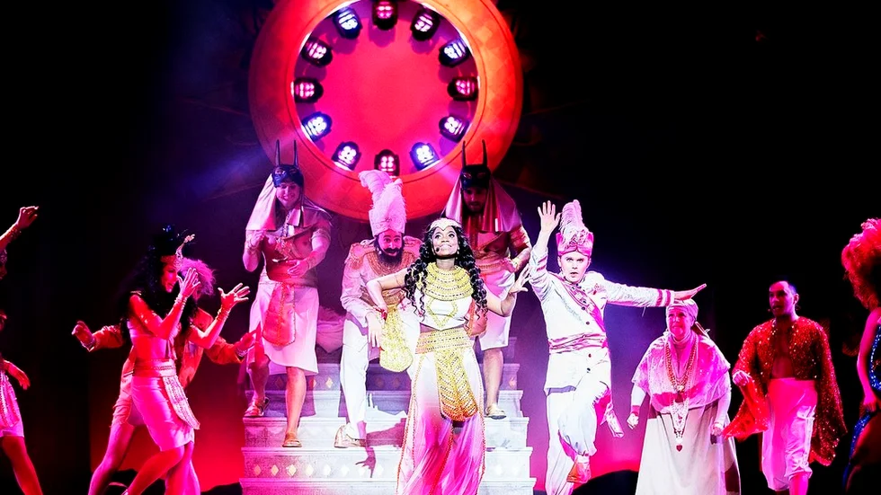 Renaida Braun gör rollen som prinsessan Safa i storproduktionen "Äventyret Aladdin" som gästar Eskilstuna den 17 mars.