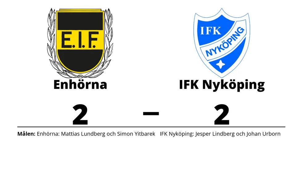 Enhörna IF spelade lika mot IFK Nyköping
