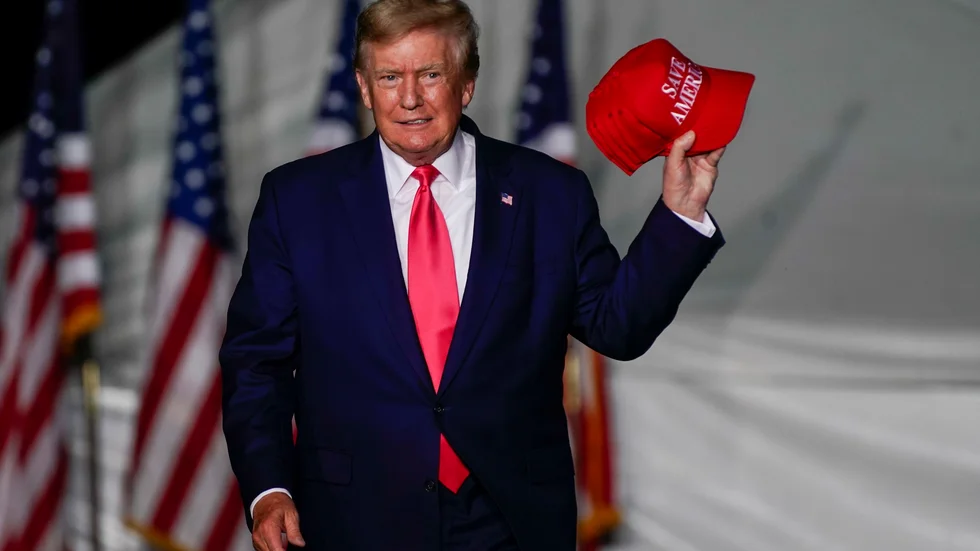 USA:s expresident Donald Trump. Arkivbild.
