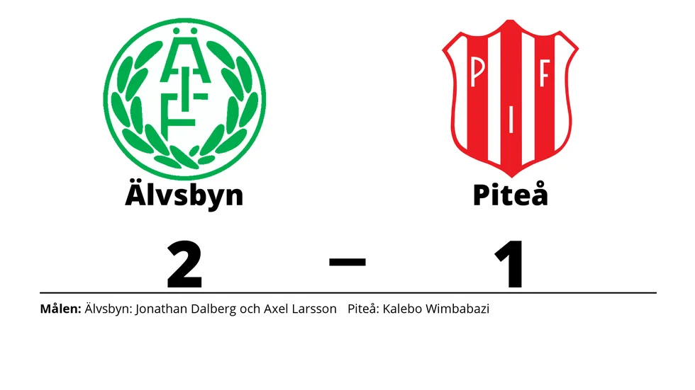 Älvsby IF vann mot Piteå IF FF 2