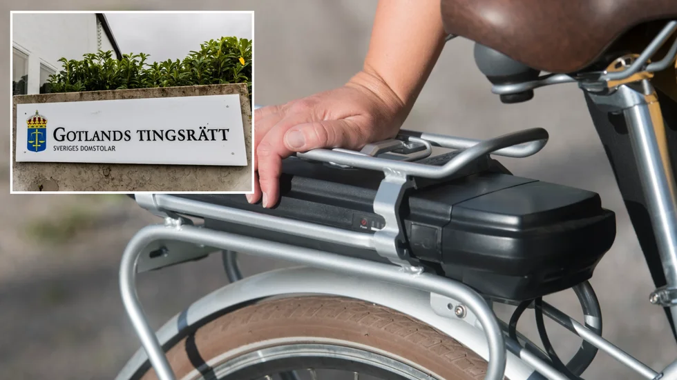 Mannen befattade sig bland annat med en stulen elcykel.