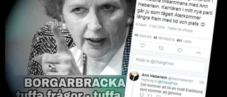 Frick och Heberlein gästar nya borgerliga talkshowen i Eskilstuna