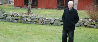 Bengt vaktade får för en cykel