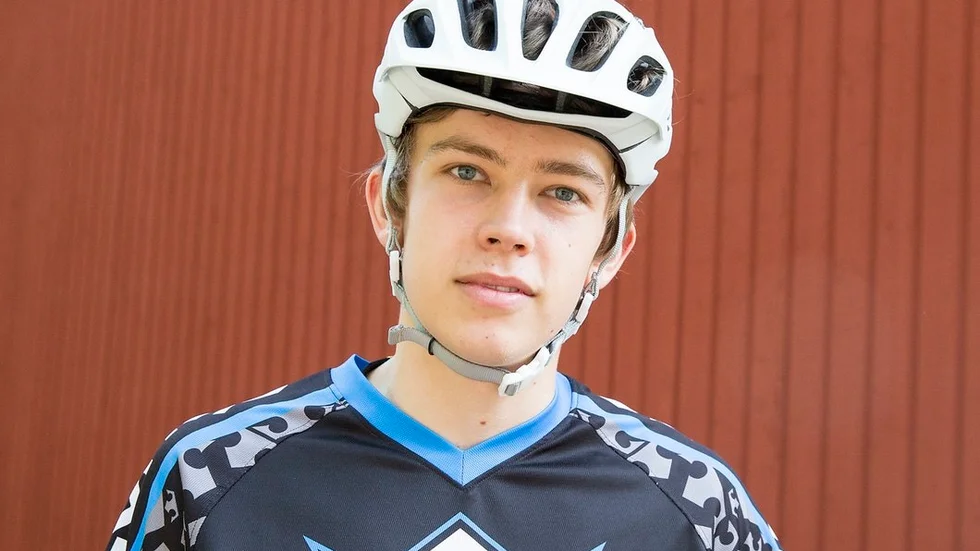 Tobias Hult, silvermedaljör på SM för CK Dainon.