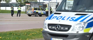 United-fansens anstormning på Skavsta