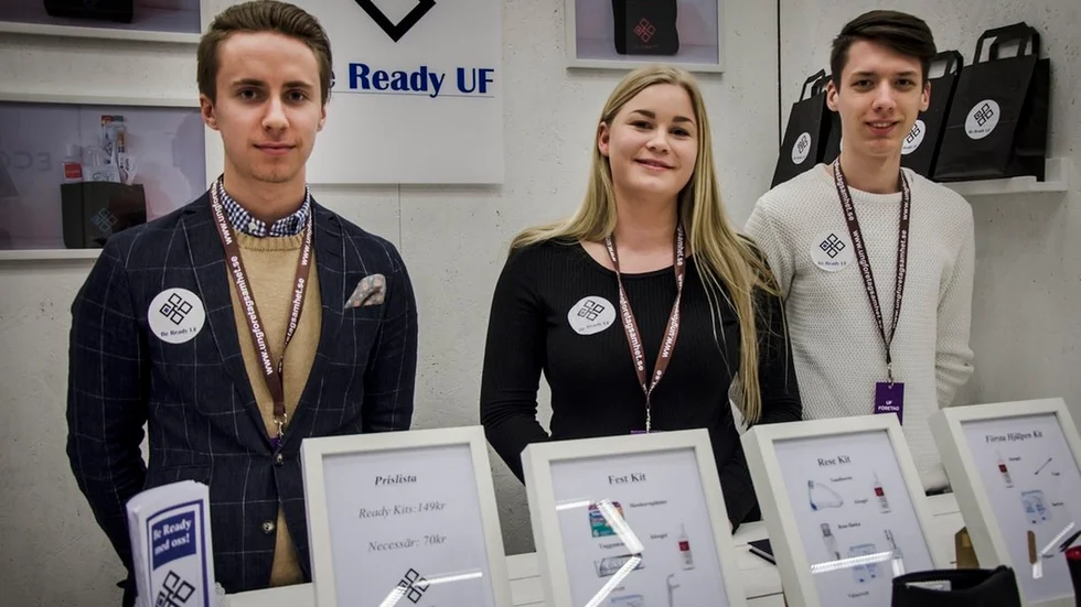 Be Ready UF: Dennis Arnold, Linnéa Ekengren och Alexander Dahlman.