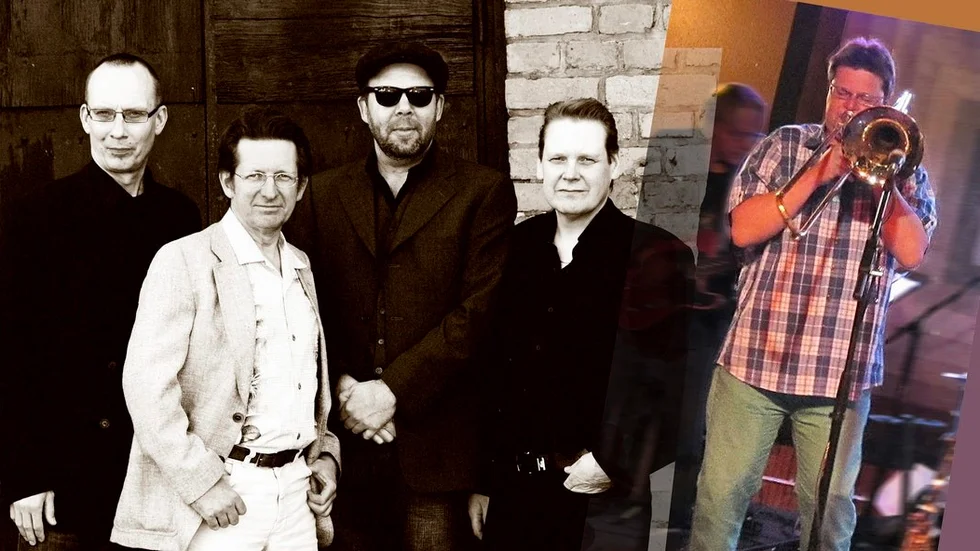 Howlin' Dale & The Hound Dogs spelar på Kvass tillsamman med Mats Hedrenius.