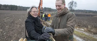 Grävstart för fiber på landsbygden