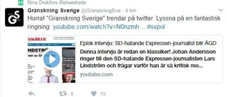 SD-politikern Nina Drakfors var trollfabrikens ansikte utåt: "Jag har lämnat GS"