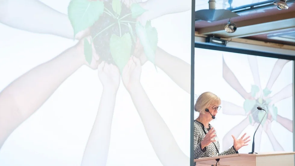 Landshövding Liselott Hagberg inledde ANDT-konferensen för Sörmland under onsdagen.