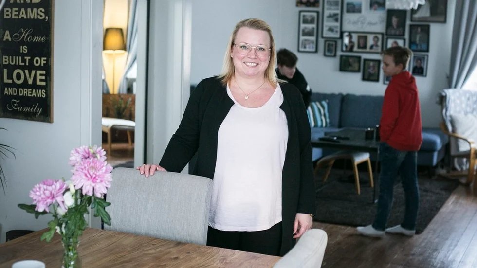 På jobbet. Annelie Bradley trivs som fritidsledare och chef för fritidsgårdarna i Trosakommun.