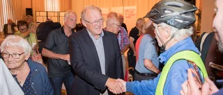 Göran Persson (S) på Katrineholmsbesök – håller fast vid solidaritet