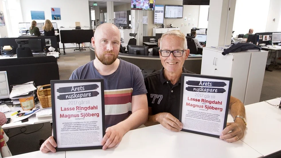 Magnus Sjöberg och Lasse Ringdahl.