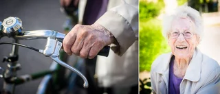 Vera, 95, är en riktig krutgumma – cyklar själv till affären