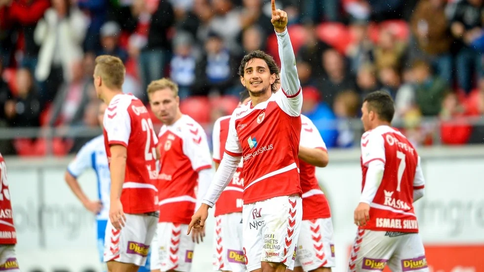 Mahmoud Eid är utlånad från Kalmar FF till Göteborgsklubben Gais - där han gjorde en assist i det viktiga derbyt mot Örgryte.