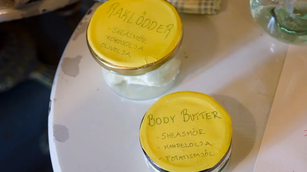 Deltagarna har under perioden gjort mycket eget, till exempel body butter och raklödder.