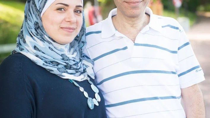 Mohammad och hustrun Rola.