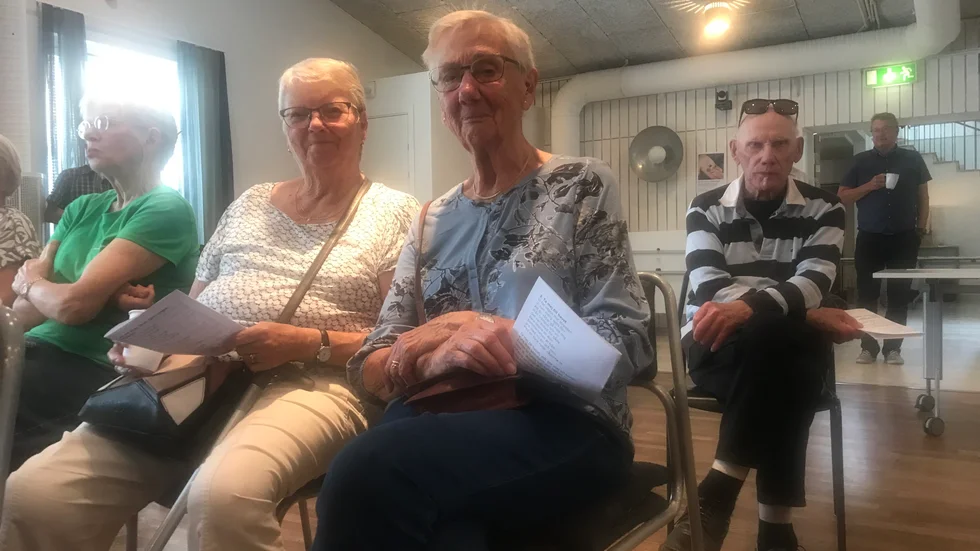 "Man har mycket att se fram emot. Man får inte ge sig", säger Ingrid Nilsson (i mitten).