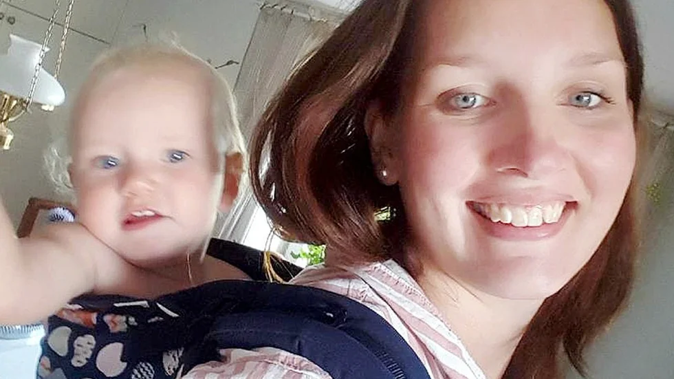 Lisa Björling med dottern Majken.