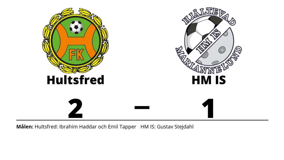 Hultsfreds FK vann mot HM IS