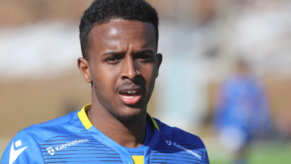 Abdiwali Ahmed Bashir gav VFC ledningen redan i tredje minuten i åttondelsfinalen mot Harg.