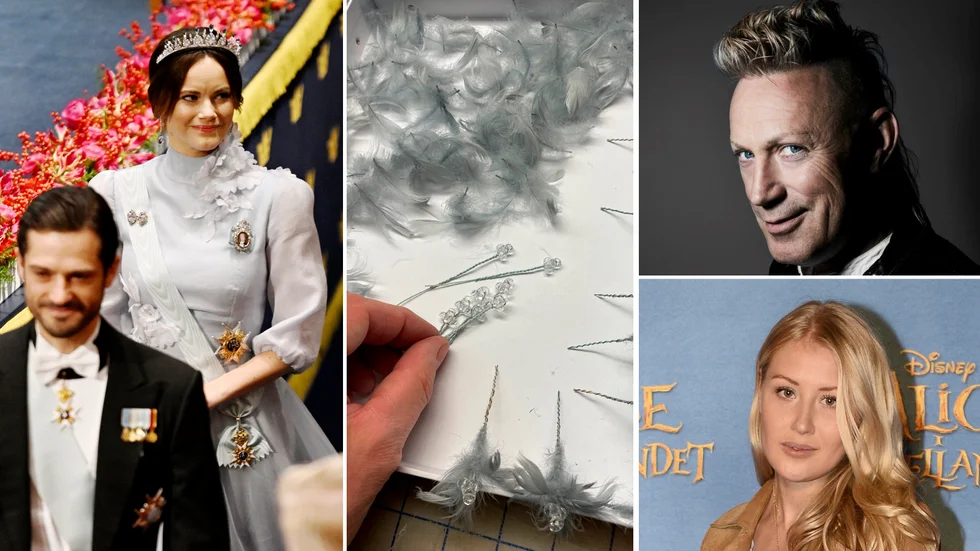 Designduon från Enköping samarbetade fram Prinsessan Sofias utstyrsel på Nobelfesten.