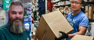 Butiken som lämnar ut flest paket i Luleå • Över 2 500 på en vecka • "Varje jul ökar det"