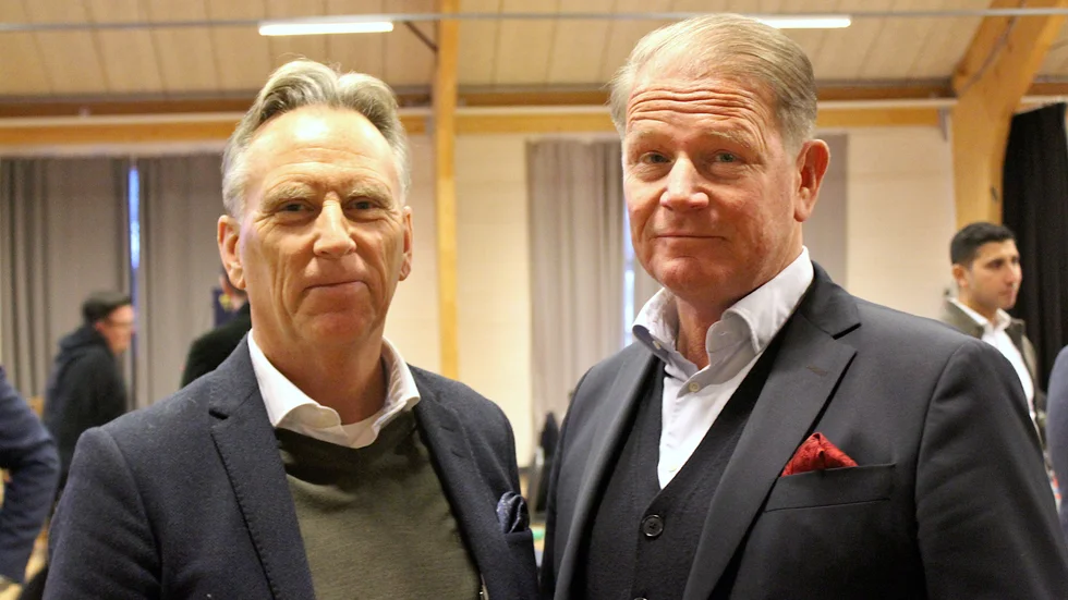 Ulf Nilsson (L) och Harald Hjalmarsson (M) sitter numera på kommunens högsta positioner. 